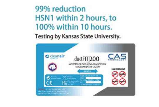 Certificado testado por la universidad de Kansas State